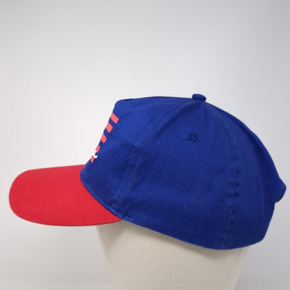 America Strapback Hat Multicolor One Size Adjustable Patriotic US Flag 6 Panel