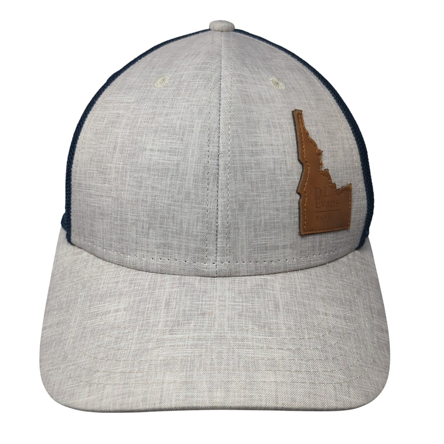 Idaho Leather Patch Fitted Mesh Back Trucker Hat Multi Medium Legacy