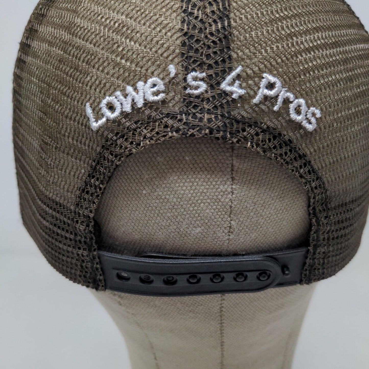 Lowe's Men's Snapback Mesh Back Hat Camo Adjustable Embroidered Logo