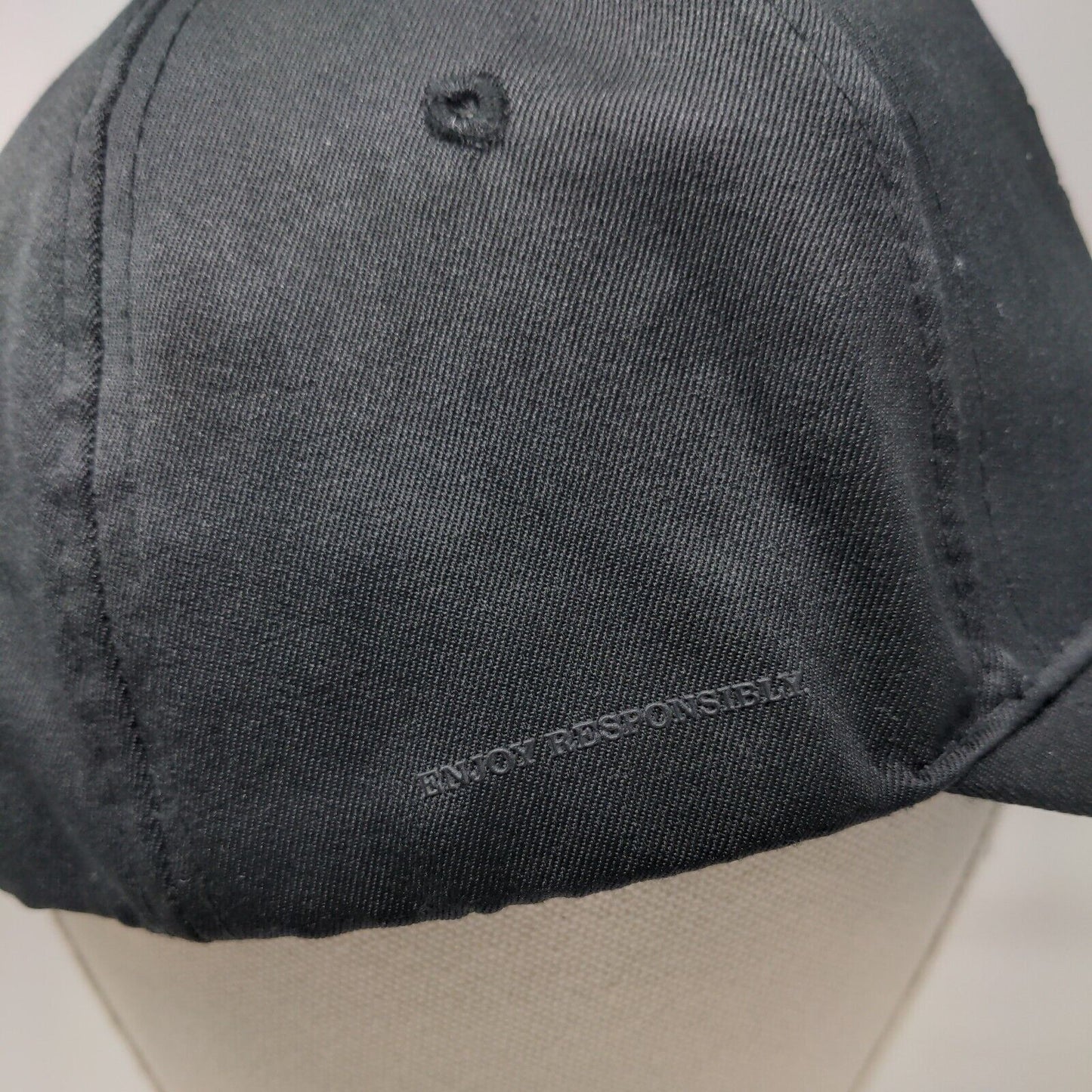 El Tosoro Tequila Enjoy Responsibly Black OS Adjustable Embroidered 6 Panel