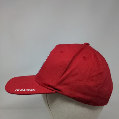 FC Bayern Munchen Snapback Hat Red Embroidered Logo Official 2020