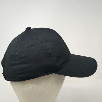 George Baseball Cap Black One Size Adjustable Strapback Plain Solid Blank Hat