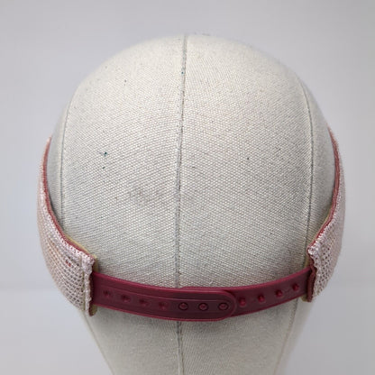 Hangout Snapback Sun Visor Hat Red One Size Adjustable Embroidered Legacy