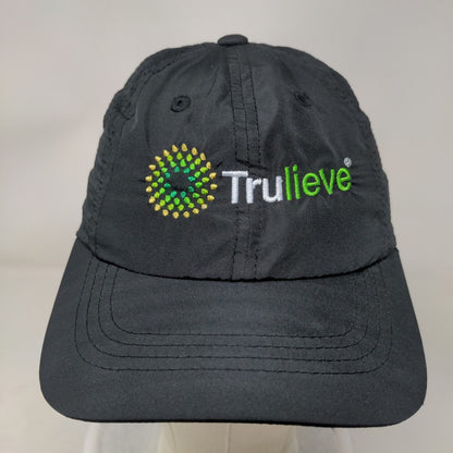 Trulieve Strapback Hat Black One Size Embroidered Laser Cut Port Authority