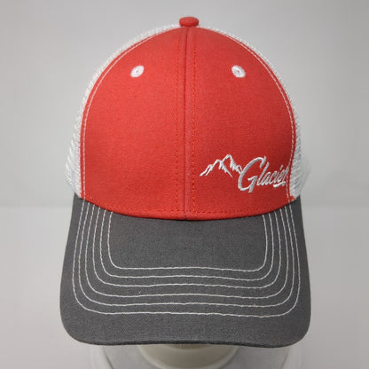 Glacier Snapback Mesh Back Trucker Hat Multi One Size Colorblock