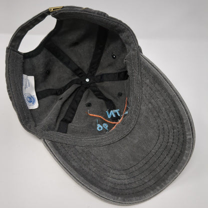 TN 1796 Slideback Hat Gray One Size Adjustable Embroidered 6 Panel