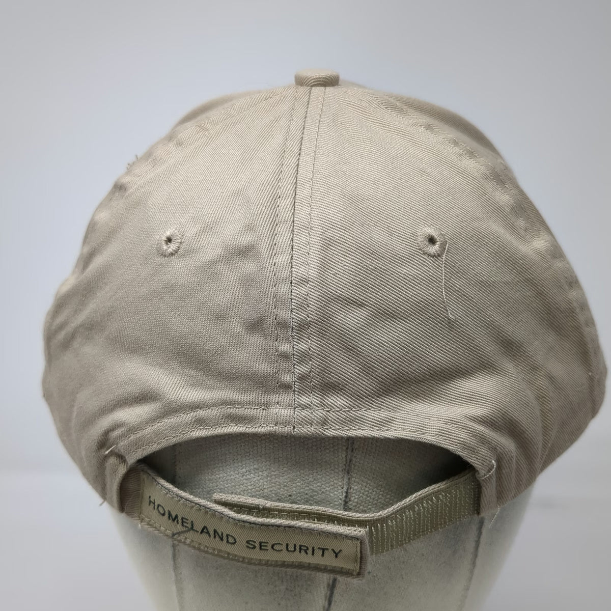 NLM Center for Domestic Preparedness Hat Beige Baseball Cap One Size Logo