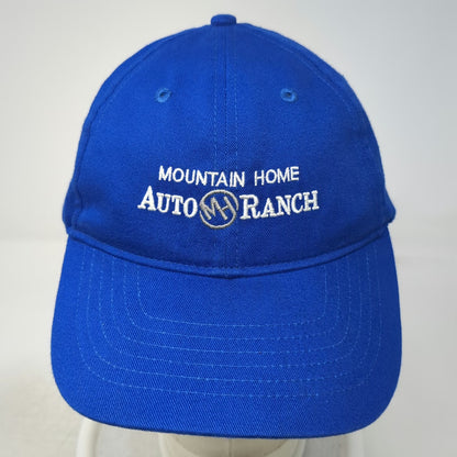 Head Shots Mountain Home Auto Ranch Hat Blue Baseball Cap One Size Slideback