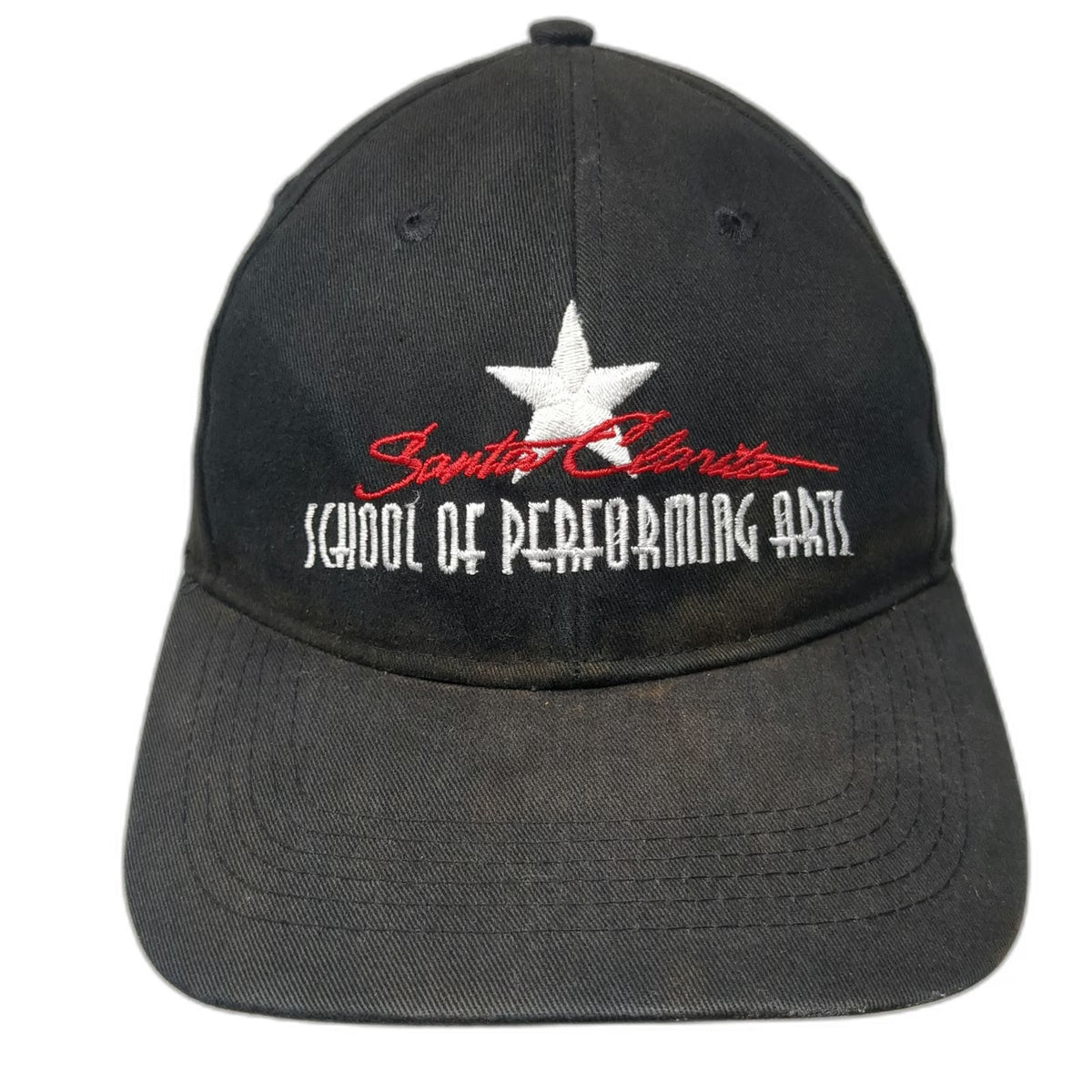 Pacific Baseball Cap Black Strapback Santa Clarita School of Performing Arts