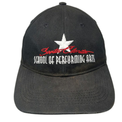 Pacific Baseball Cap Black Strapback Santa Clarita School of Performing Arts