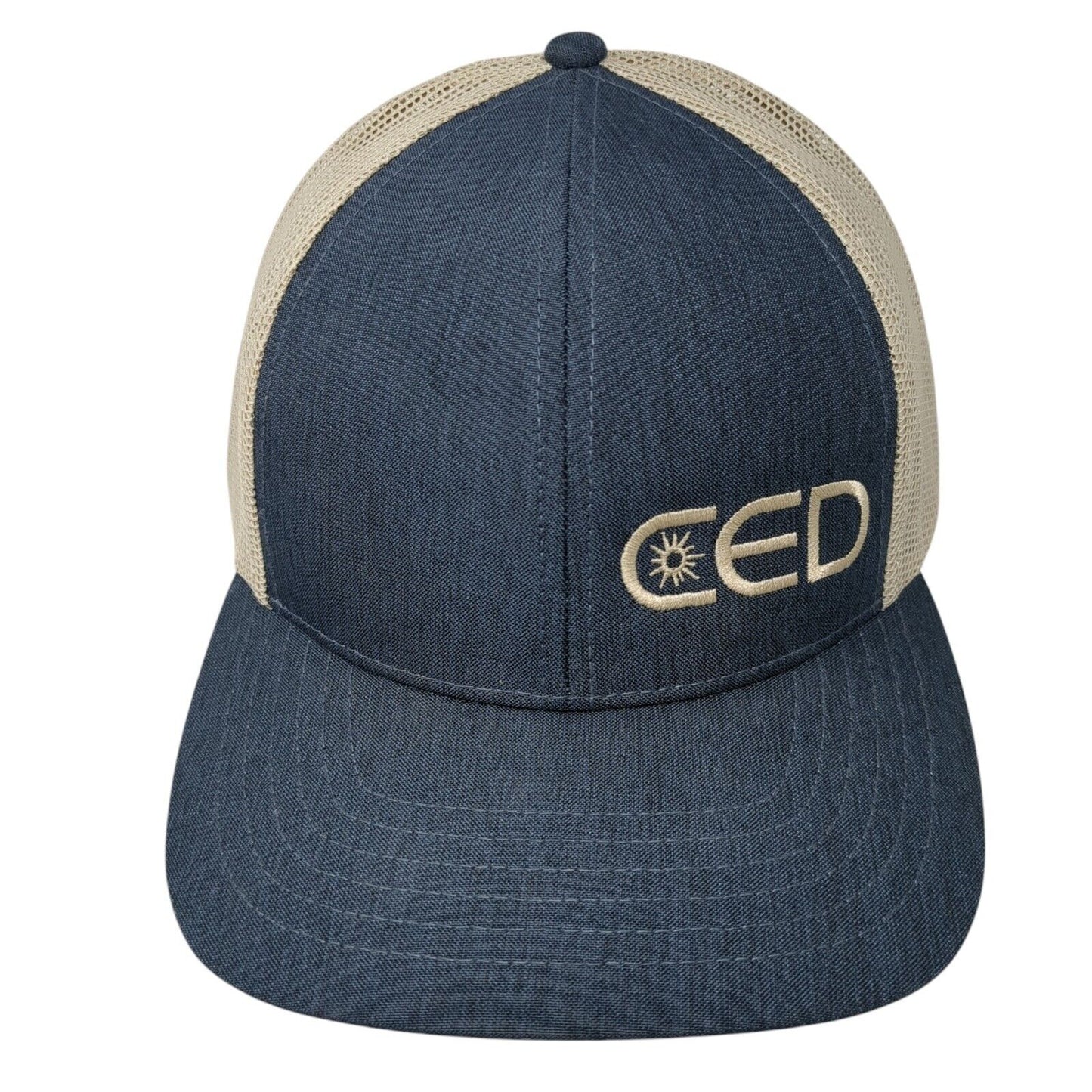 CED Snpaback Trucker Hat Multicolor One Size Adjustable Mesh Back Outdoor Cap