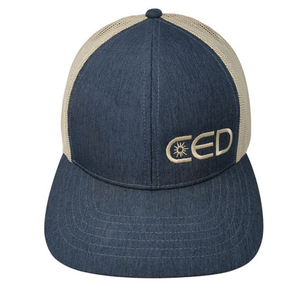 CED Snpaback Trucker Hat Multicolor One Size Adjustable Mesh Back Outdoor Cap