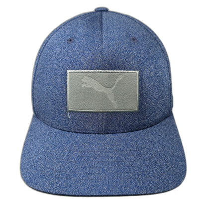 Puma Snapback Blue One Size Hat Tour Exclusive Flexfit 110 Heather Golf Patch