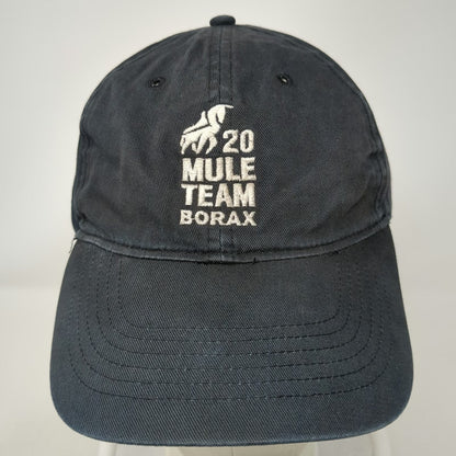 KC Caps Baseball Cap Black One Size 20 Mule Team Embroidered Cotton Hat
