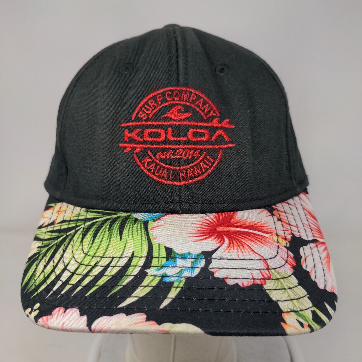 Koloa Surf Company Kauai Hawaii Snapback Hat Multicolor OSFM Floral Otto