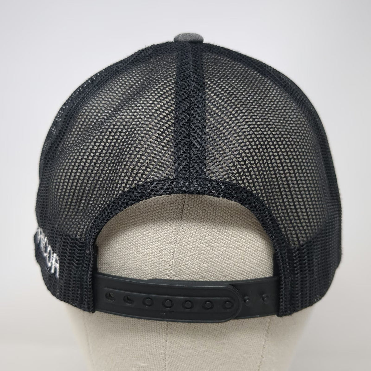 Team Webco Americor Trucker Hat Gray One Size Mesh Back Snapback Logo Structured