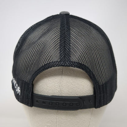 Team Webco Americor Trucker Hat Gray One Size Mesh Back Snapback Logo Structured