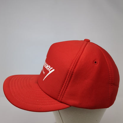 Reddaway Truck Line Snapback Hat Red One Size Adjustable Sportcap