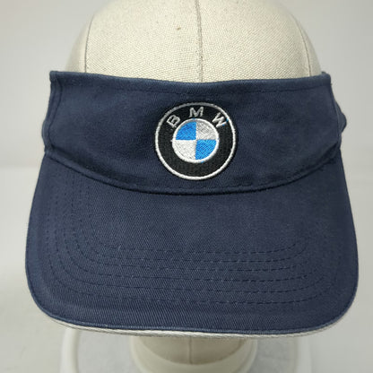 BMW Visor Blue One Size Hat Embroidered Logo Strapback Cotton Golf Racing Car