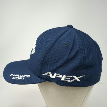 Callaway Baseball Cap Blue XL Fitted Chrome Soft Apex Epic Odyssey Golf Hat