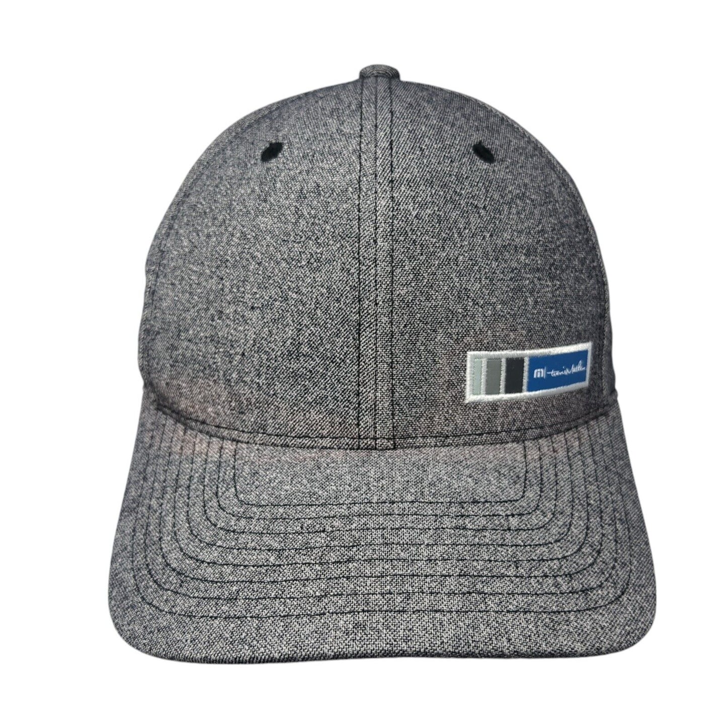 Travis Mathew El Dorado Fitted Hat Gray S-M 6 Panel Flexfit Yupoong