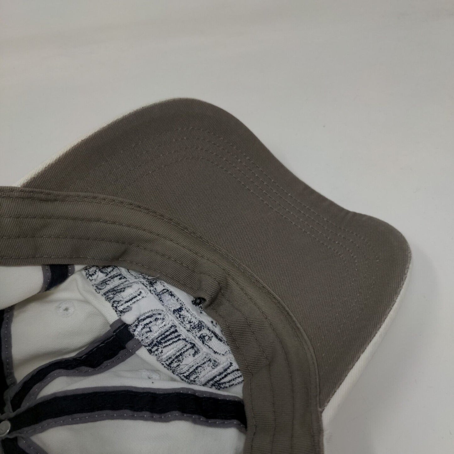 Bent Creek Slideback Hat White Classic Cut Embroidered Ahead Vintage