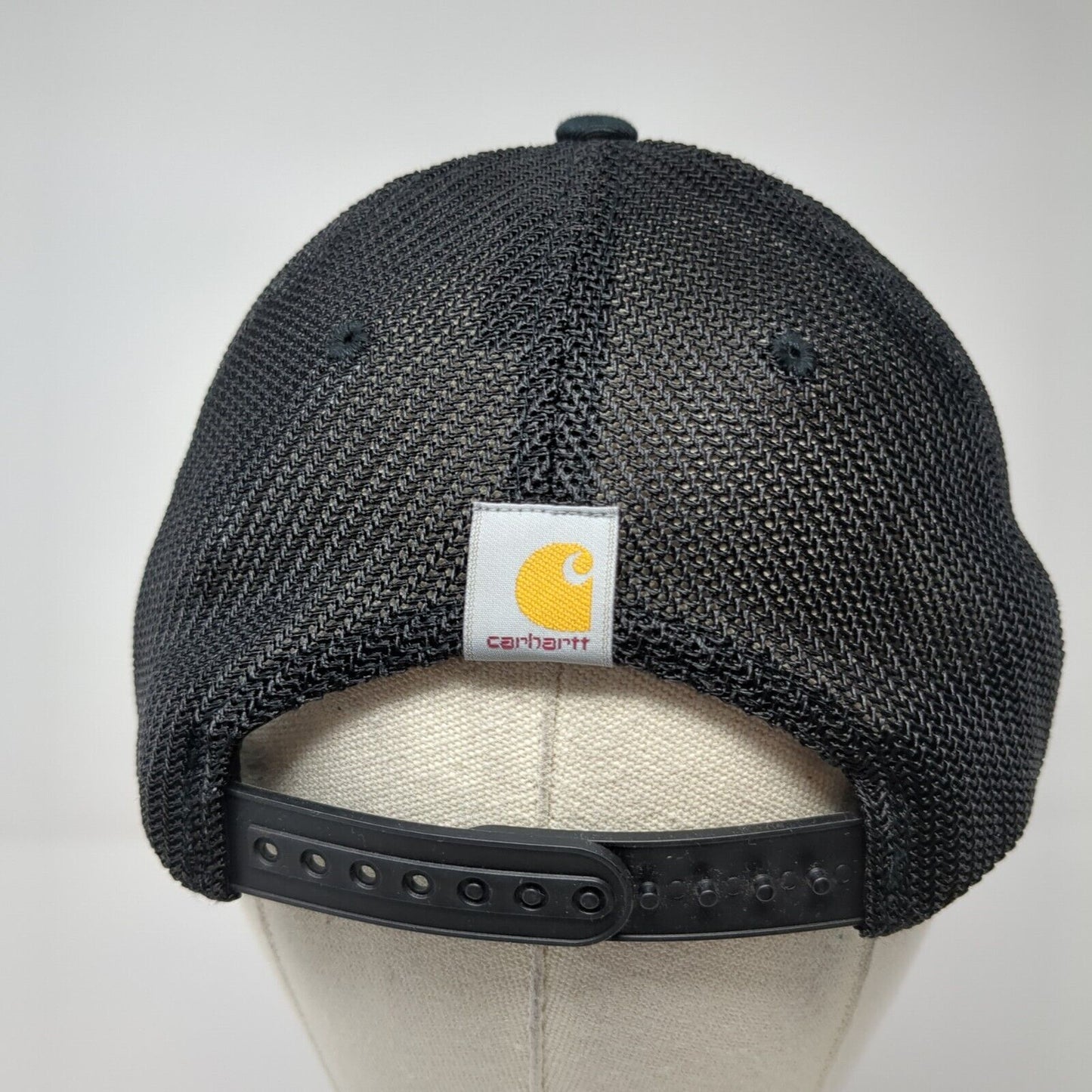Carhartt Since 1889 Snapback Mesh Back Trucker Hat Black One Size