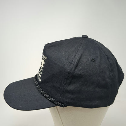 Trucker Black Hat USPS Middlesex-Essex Processing Center Rope USPS Vintage