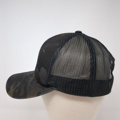 The Classics Yupoong Snapback Trucker Hat Camouflage OS Adjustable Mesh Back