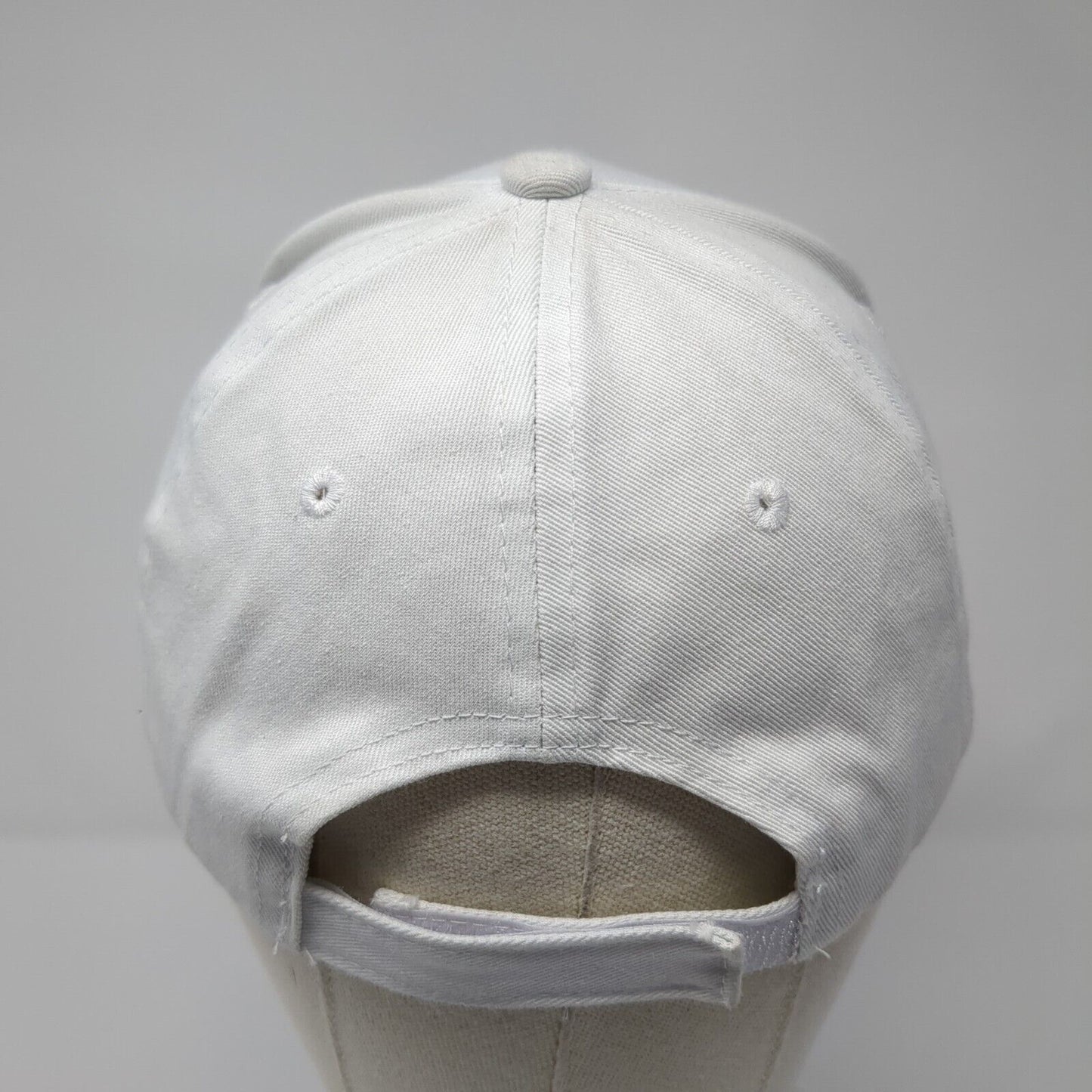 First Tee Idaho Strapback Hat White One Size Adjustable Embroidered 6 Panel