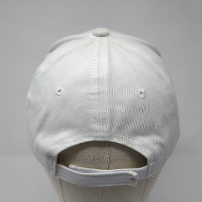 First Tee Idaho Strapback Hat White One Size Adjustable Embroidered 6 Panel