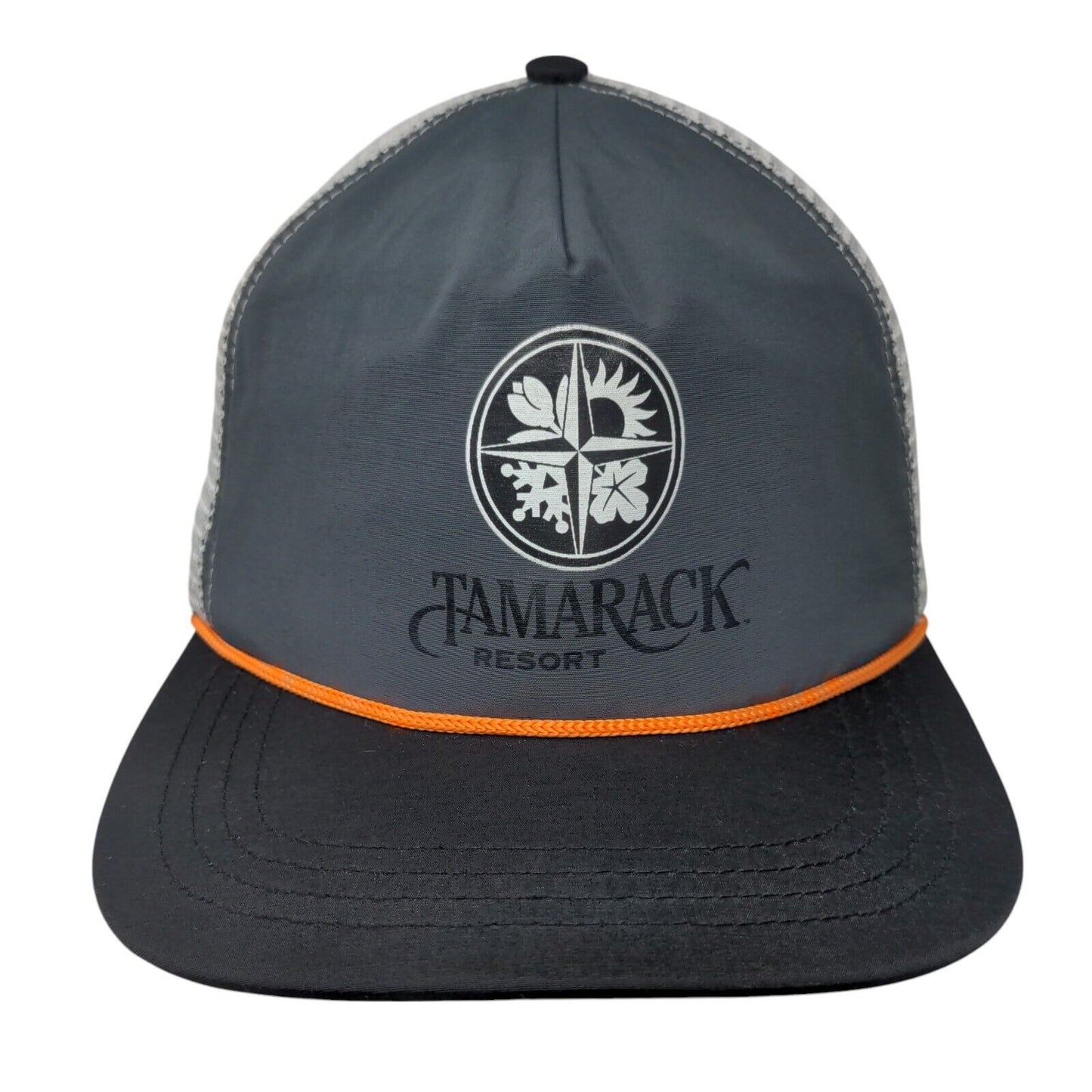 Tamarack Resort Snapback Trucker Hat Multicolor OSFA Adjustable Mesh Back