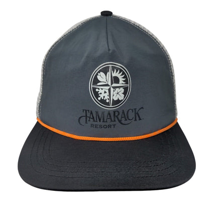 Tamarack Resort Snapback Trucker Hat Multicolor OSFA Adjustable Mesh Back