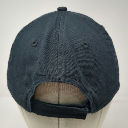 Port & Company Baseball Cap Black One Size Fishing Salmon Safari BC Strapback