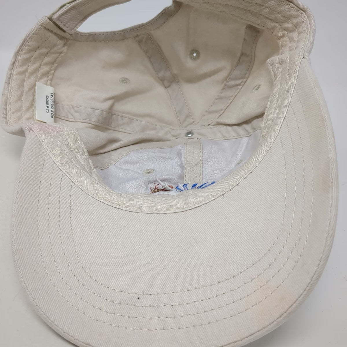 Creede Balloon Festival Beige Baseball Cap One Size Embroidered Hat Strapback