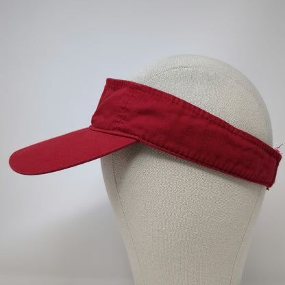 Port & Company Visor Red OSFM ASCA Swimming Coaches Association Strapback Hat