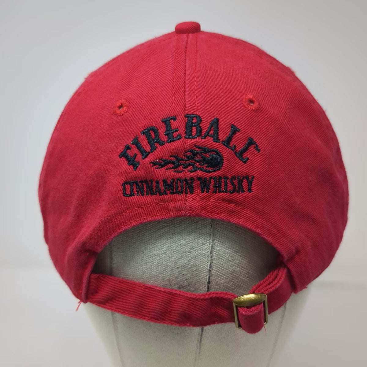 Cap America Fireball Cinnamon Whisky Red One Size Baseball Cap Slideback Hat