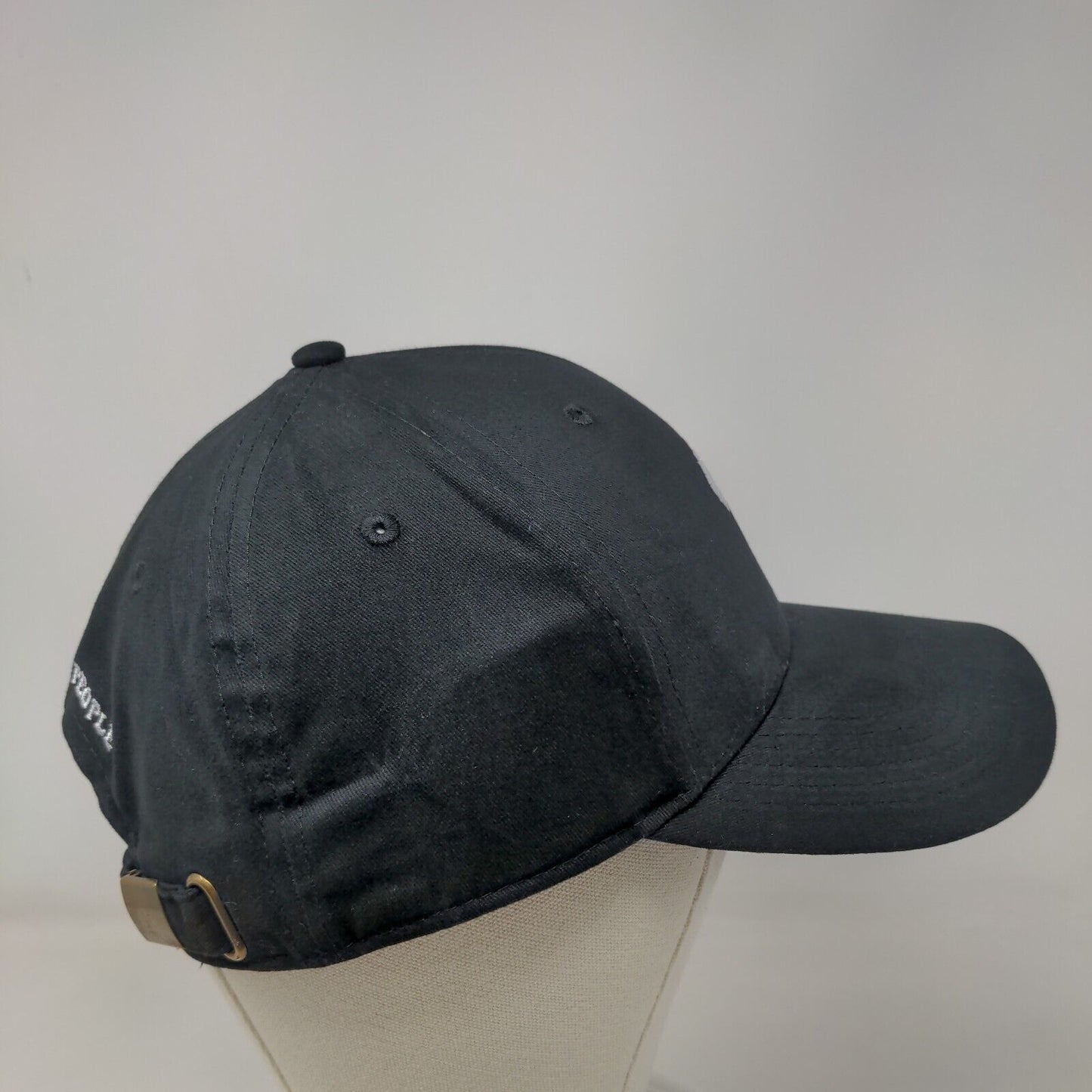 Vodka For Dog People Slideback Hat Black One Size Adjustable Embroidered