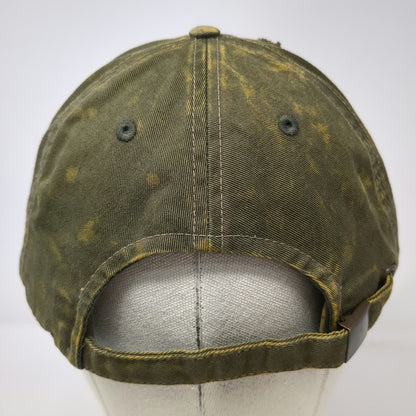KBETHOS Baseball Cap Green One Size Distressed Army Cotton Slideback Hat