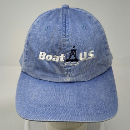 Dorfman Pacific Baseball Cap Blue One Size BoatU.S. Logo Slideback Cotton hat