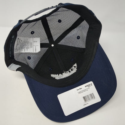 Veterans For Idaho Voters Snapback Trucker Hat Blue OS Mesh Back GForce Carhartt