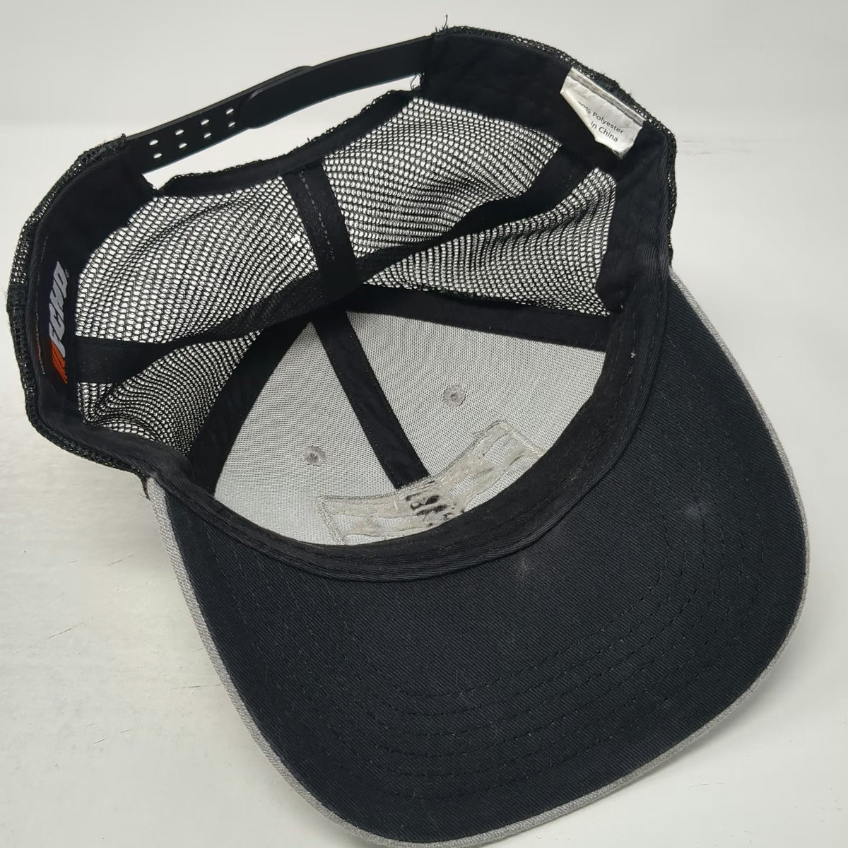 ECHO Trucker Hat Gray OSFM Mesh Back Chainsaw Outdoor Power Equipment Snapback