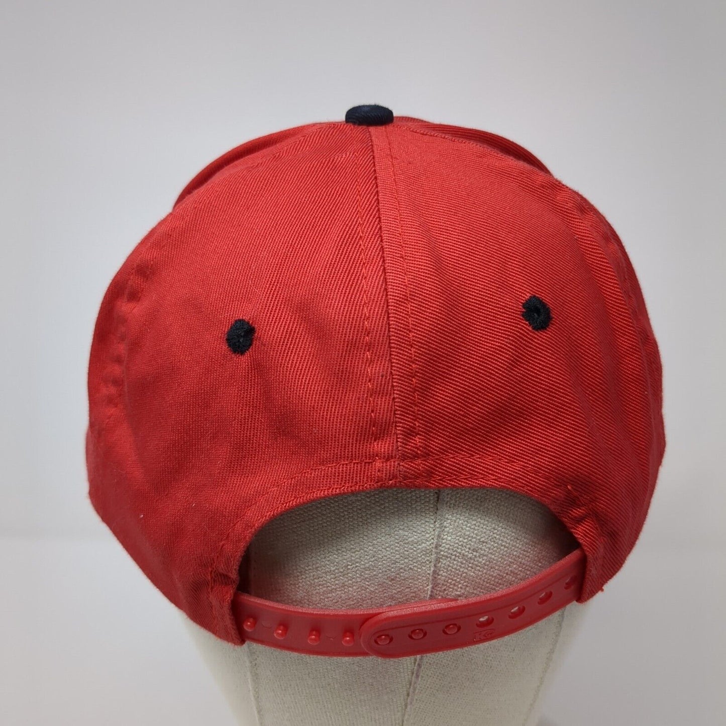 Summit Tires Snapback Hat Red One Size Adjustable Colorblock 6 Panel KC