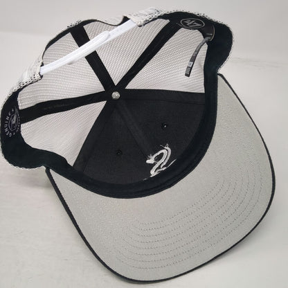 '47 Chicago White Sox MLB Trucker Hat Black One Size Mesh Snapback Embroidered