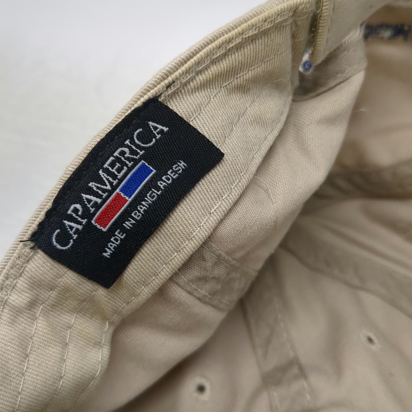 Cap America Baseball Cap Beige One Size Pima Air Space Museum Fighter Jet Hat