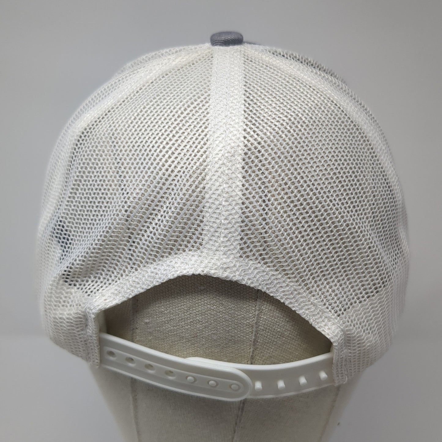 FullThrottle Trucker Hat Gray One Size Adjustable Mesh Back Port Authority