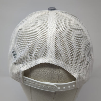 FullThrottle Trucker Hat Gray One Size Adjustable Mesh Back Port Authority
