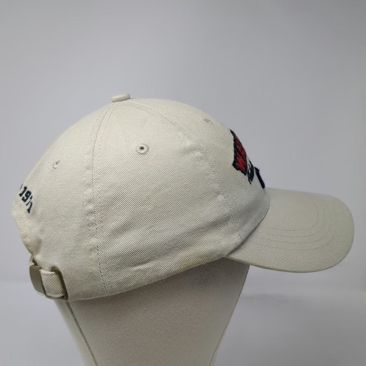 Disney Parks Baseball Cap Beige One Size Mickey Mouse Since 1971 Slideback Hat