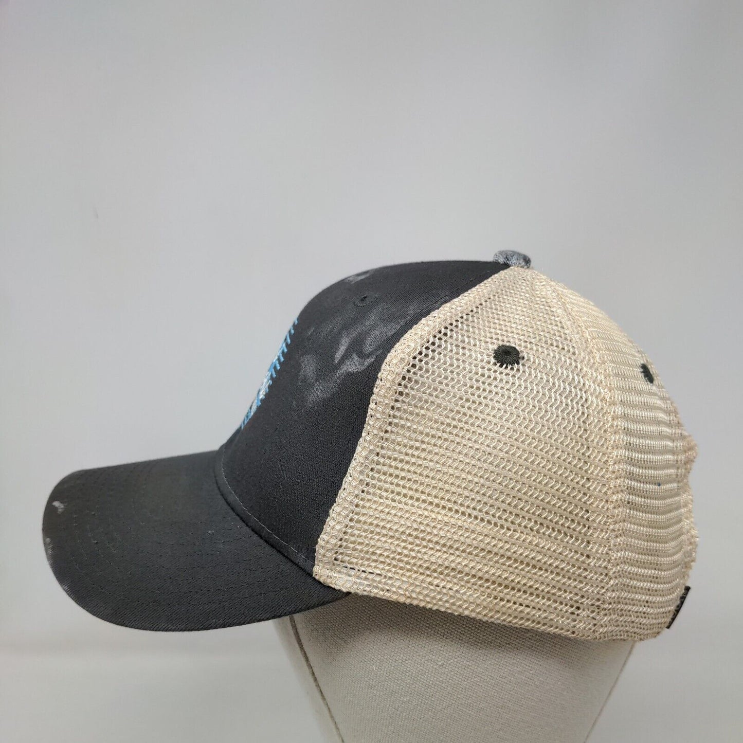 Fort Myers Brewing Co. Strapback Mesh Back Trucker Hat Gray One Size Ouray