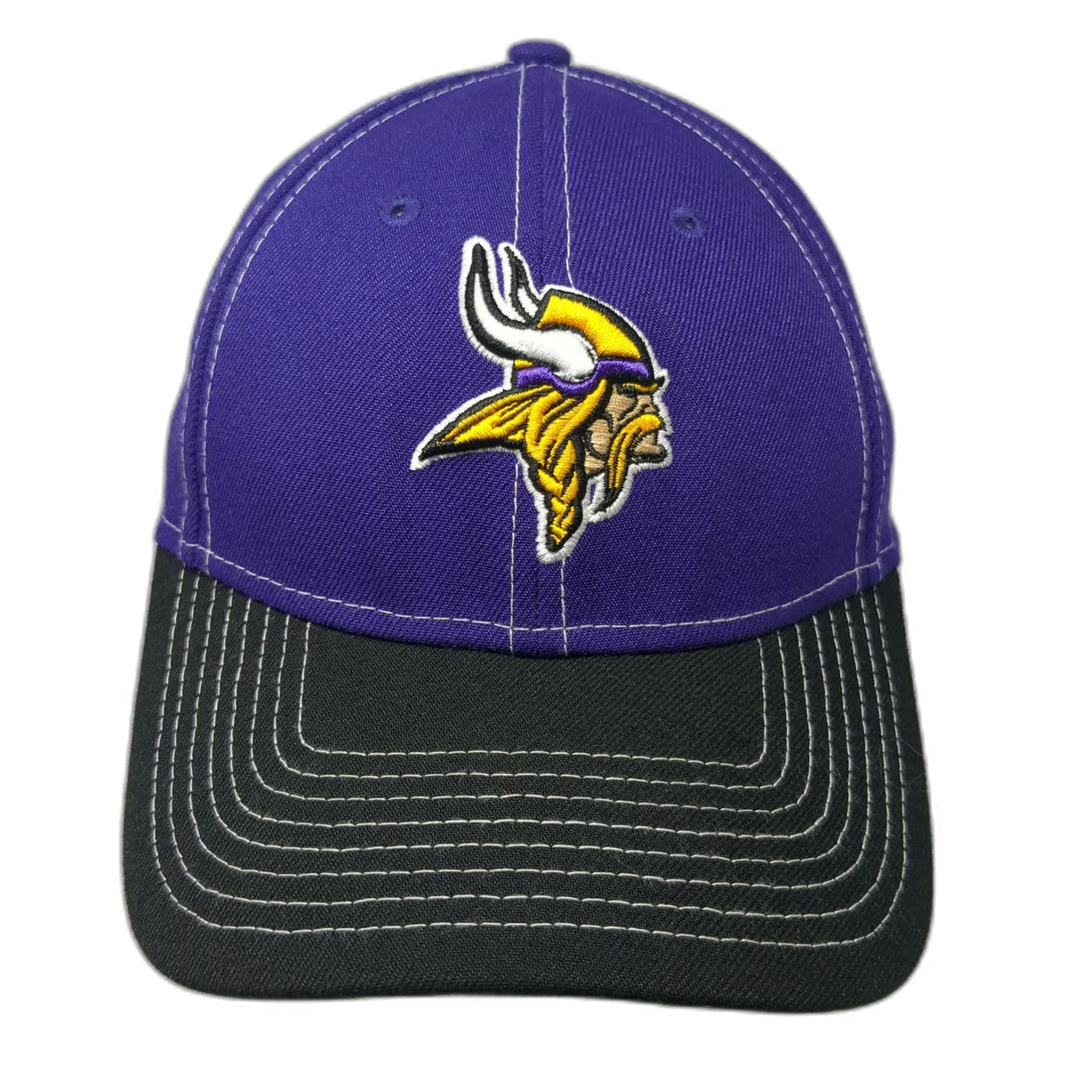 New Era Minnesota Vikings NFL Purple Snapback Hat One Size 9FORTY Black Brim